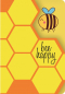 Preview: 31602 Grußkarte Fun-Cut Bee Happy